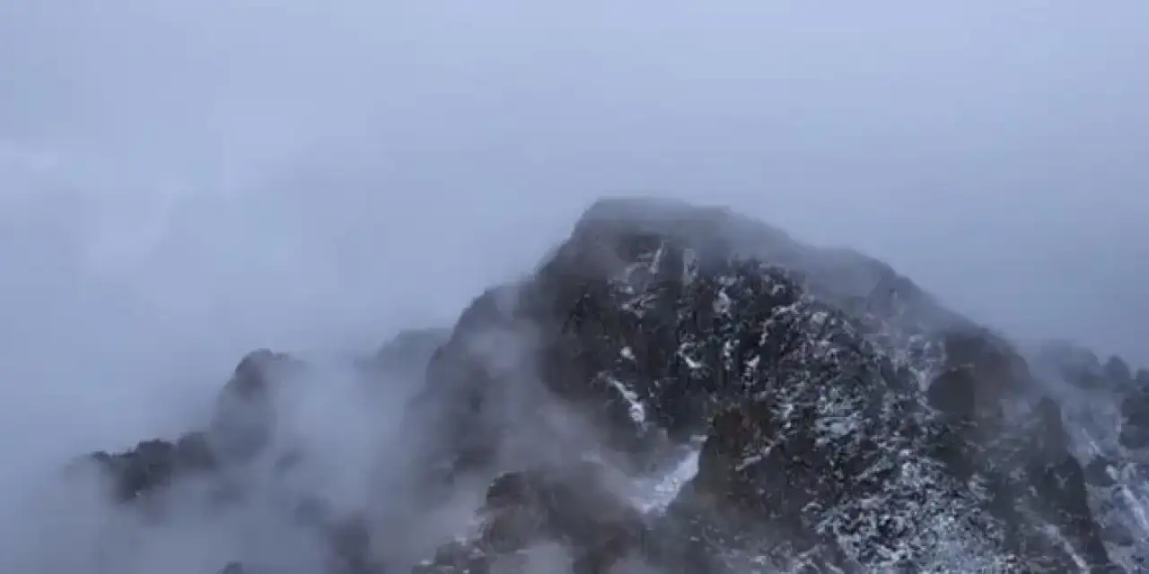 Rize Kaçkar dağlarında kaybolan 2 turist video atarak yardım istedi!