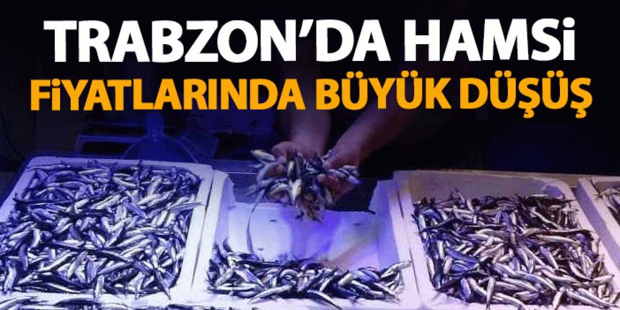Trabzon'da hamsi fiyatı ne kadar? Düşüş vatandaşı sevindirdi