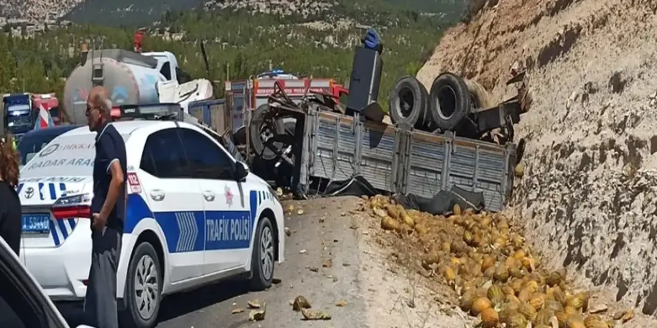 Mersinde feci kaza! Yaralılar var