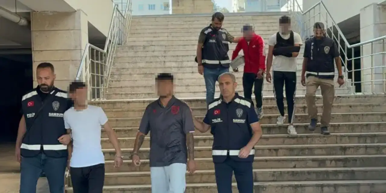 Samsun'da uyuşturucu tacirleri tutuklandı!