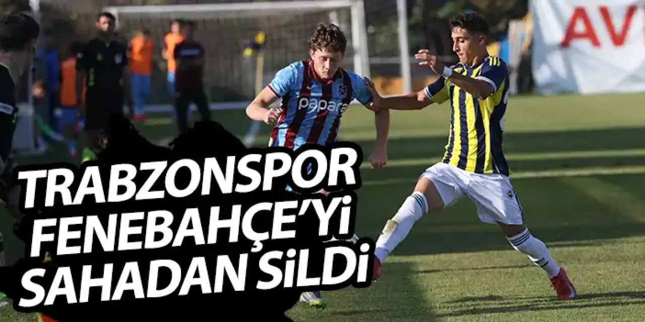 Trabzonspor, Fenerbahçe karşısında galip!