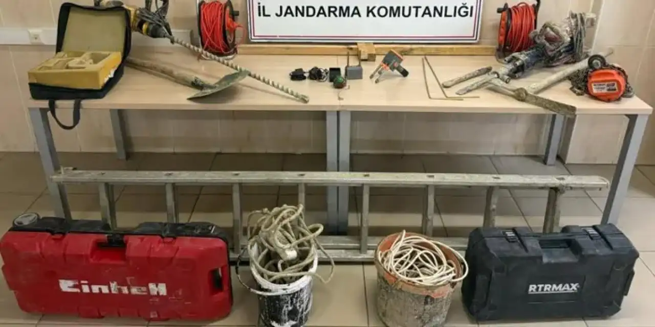 Samsun'da izinsiz kazı yapmışlardı! 6 gözaltı