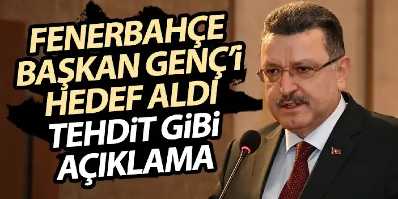 Fenerbahçe Ahmet Metin Genç'i hedef aldı! Tehdit gibi açıklama