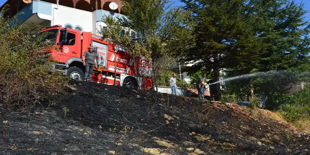 Samsun'da korkutan yangın! Kontrol altına alındı