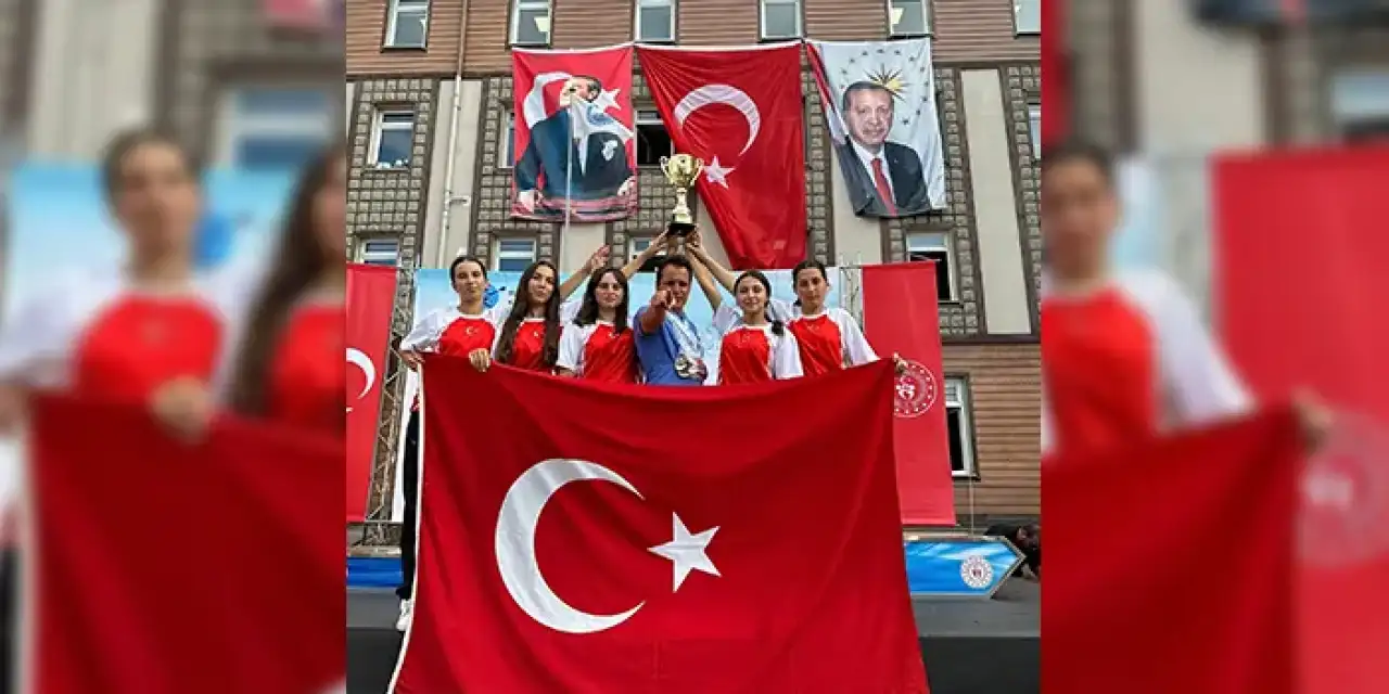 Giresun'da derede raftingle başlayan öğrenciler Avrupa Kupası kazandı!