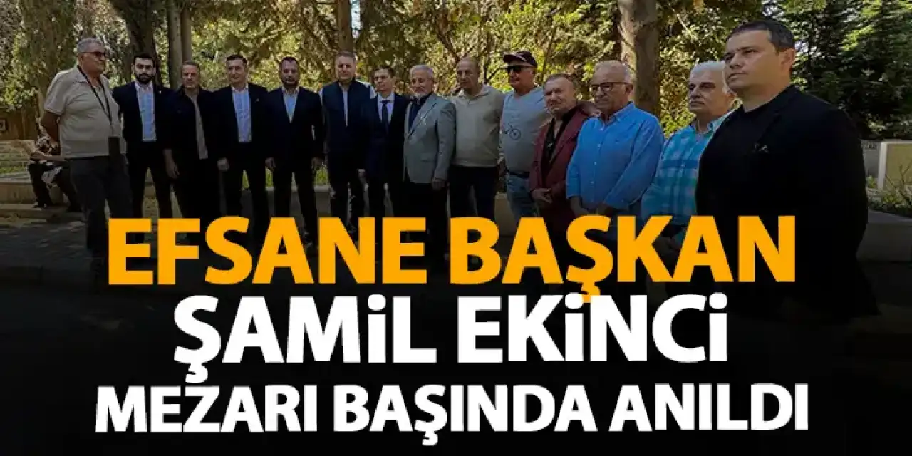 Eski Trabzonspor Başkanı Mustafa Şamil Ekinci mezarı başında anıldı