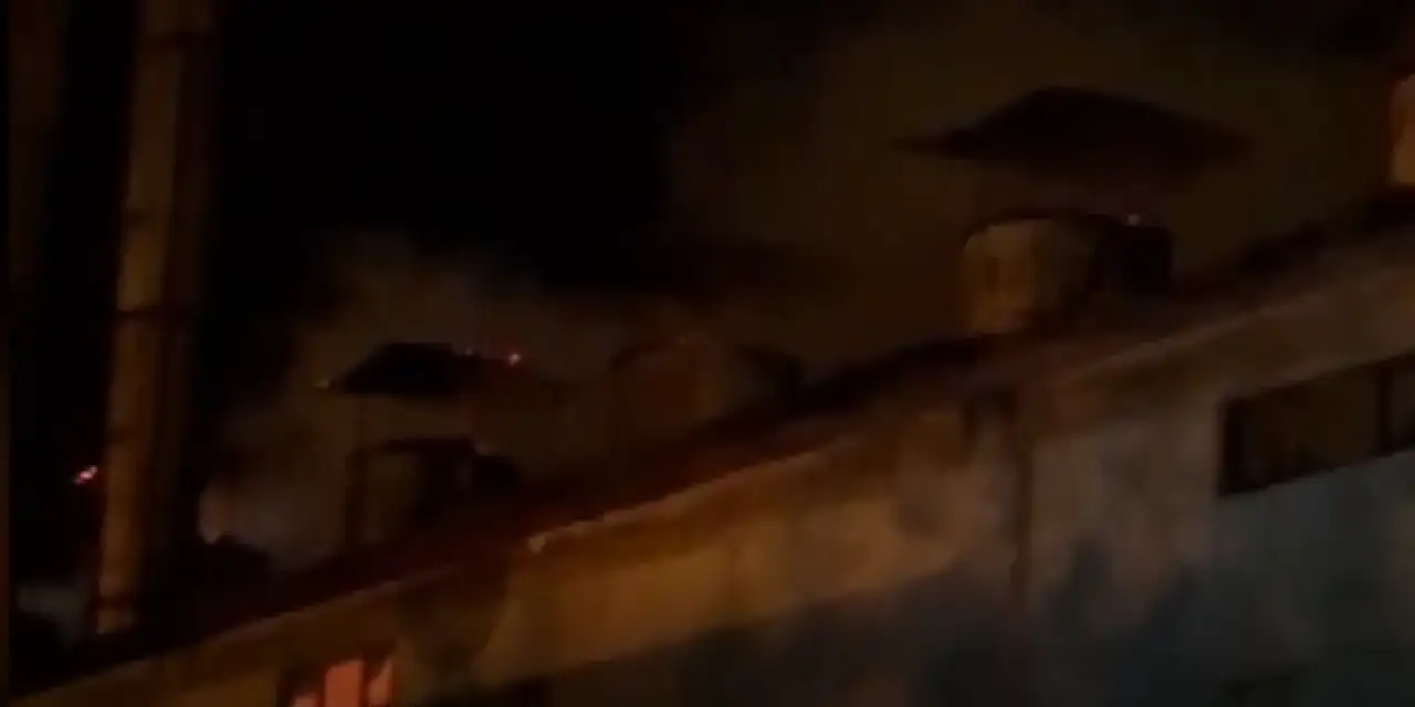 Rize'de çay fabrikasında korkutan yangın!