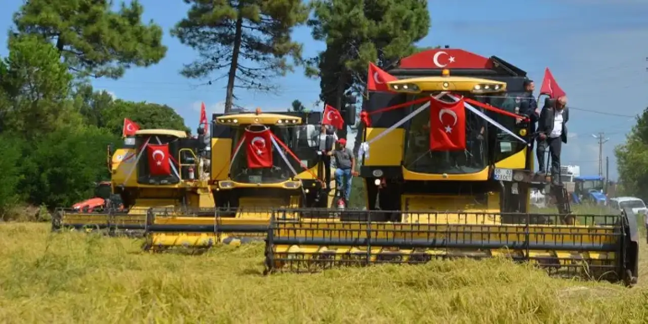 Samsun’da hasat günü yoğun katılım ile düzenledi!