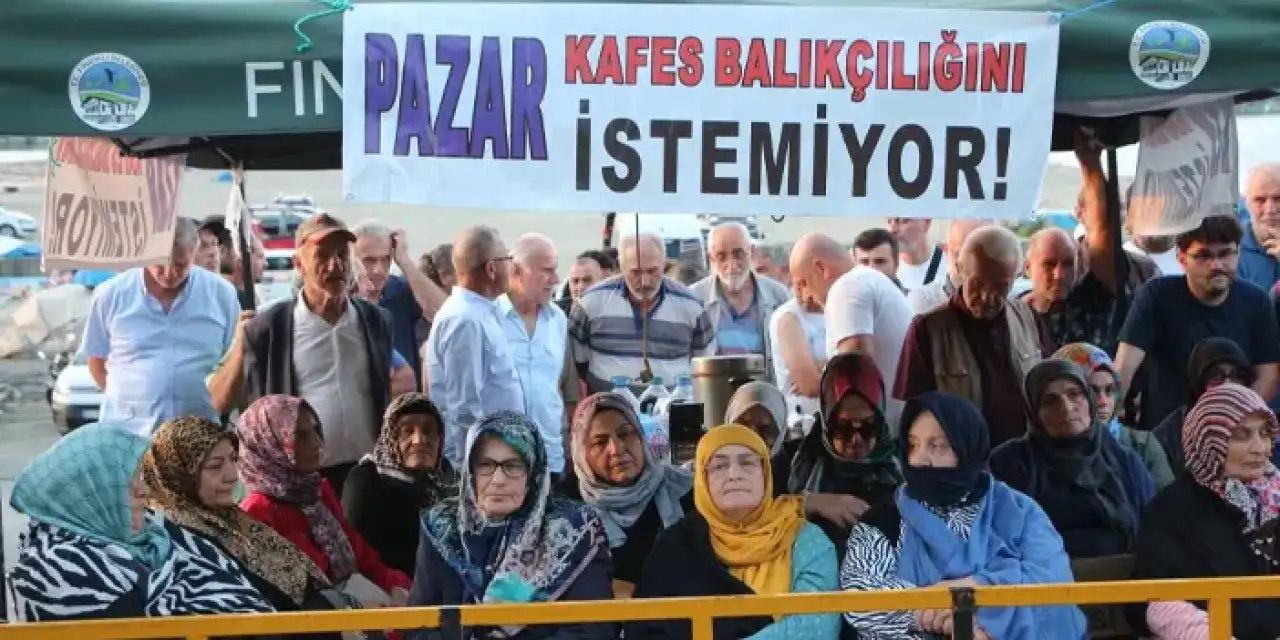 Rize Balıkçı köyünde balıkçılık yapmak için direniyor!