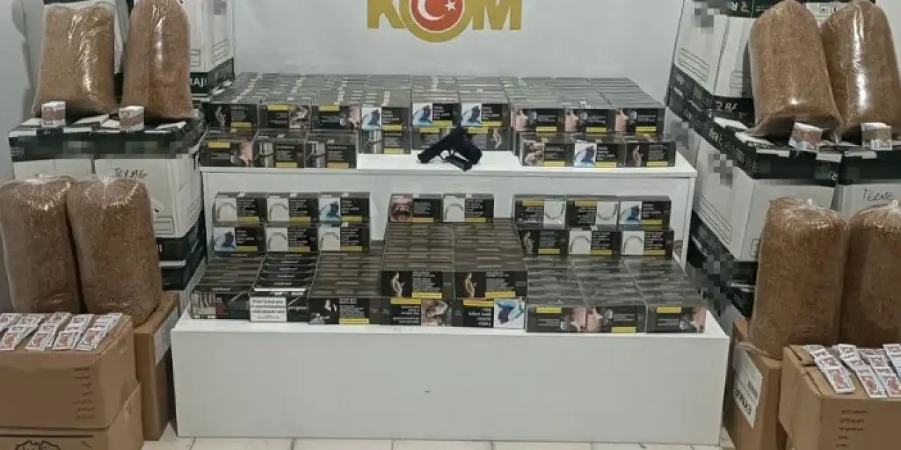 Samsun’da kaçak operasyonu! Birçok madde ve silah ele geçti