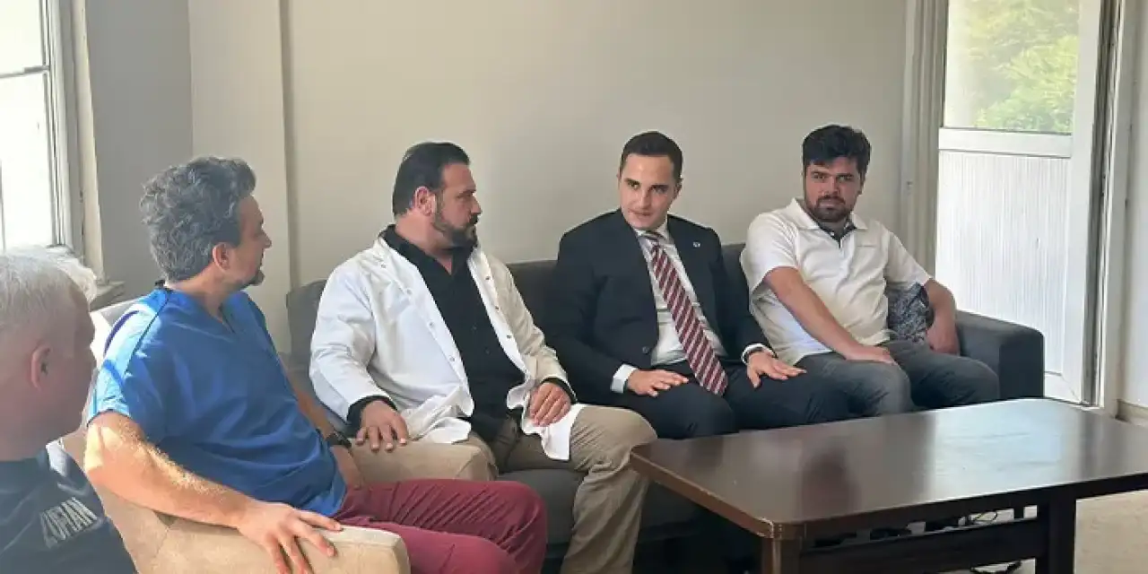 Samsun'da Salıpazarı Kaymakamı Beyazıt'tan sağlık çalışanlarına ziyaret!
