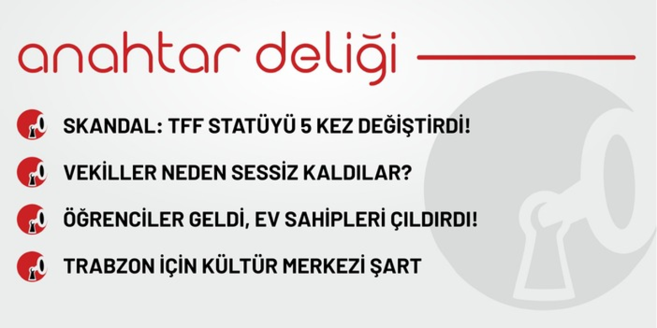 Anahtar Deliği 18.09.2025 - TFF statüyü 5 kez değiştirdi!
