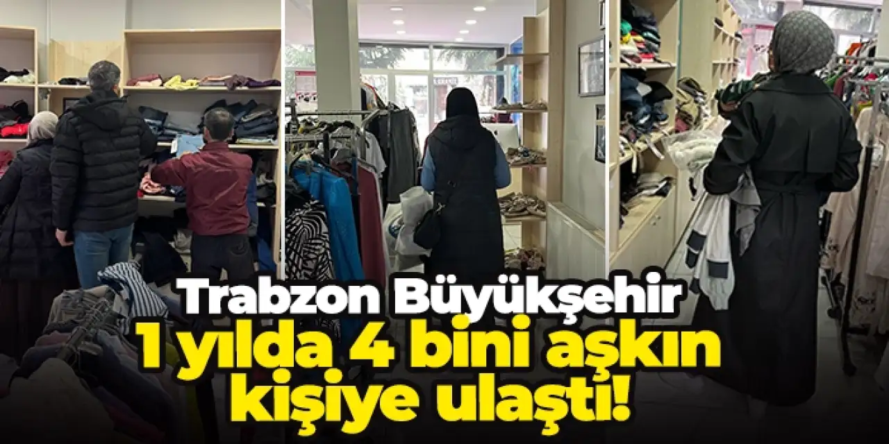 Trabzon Büyükşehir 1 yılda 4 bini aşkın kişiye ulaştı!