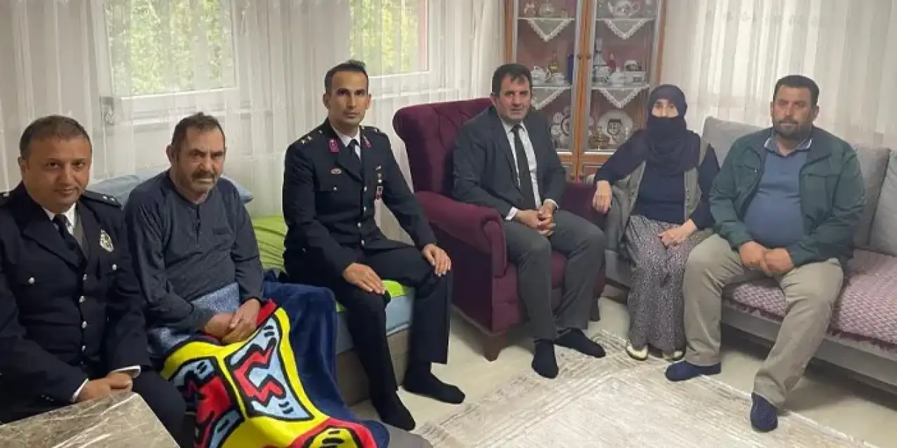 Bayburt’ta gazilere vefa! Ziyaret edildiler