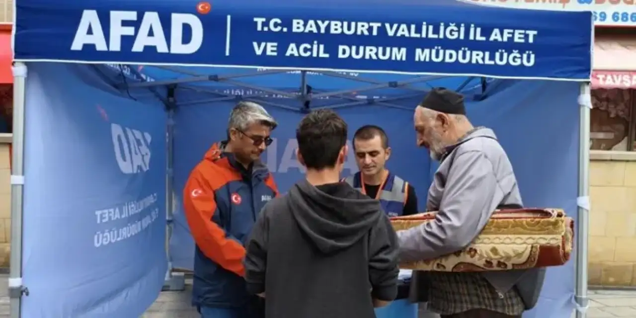 Bayburt’ta vatandaş afet konularında bilgilendirildi!