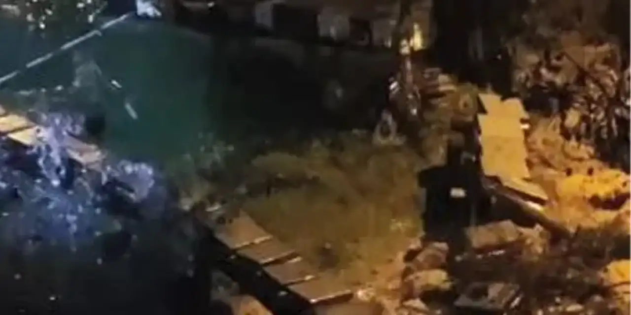 Artvin’de arı kovanları sele kapıldı!