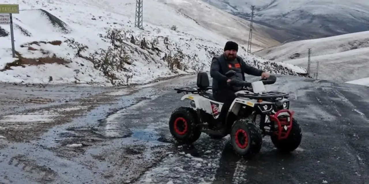 Gümüşhane’nin yüksekleri kara teslim oldu!