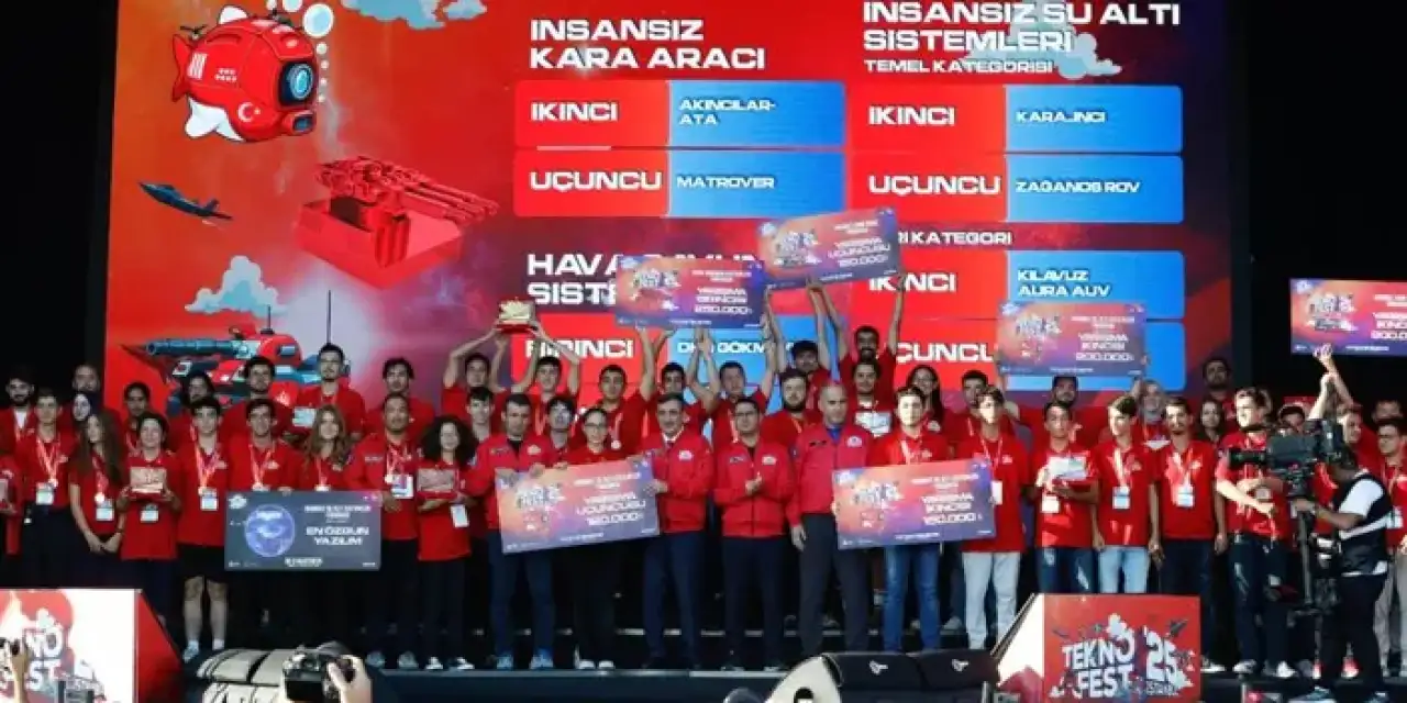 Samsun OMÜ’den TEKNOFESTte büyük başarı