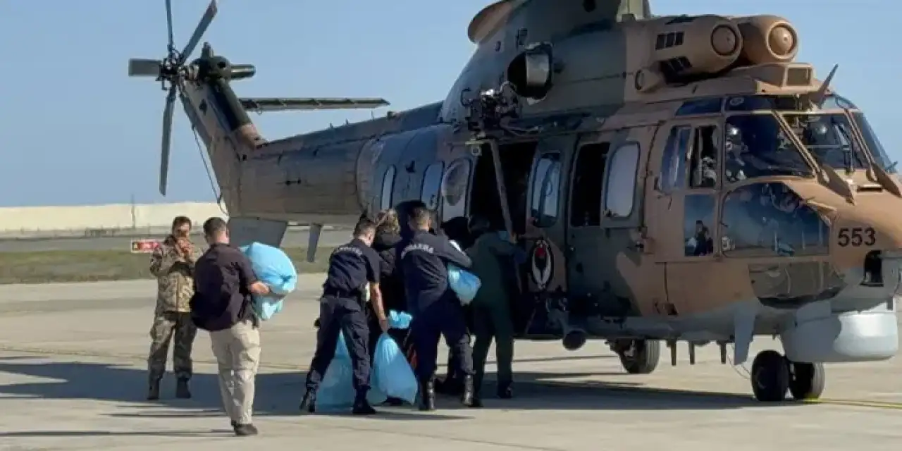 Rize’de Çamlıhemşin yaylalarına helikopter ile yardım!