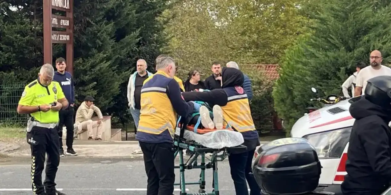 Ordu’da otomobil ile motosiklet çarpıştı! 1 yaralı var