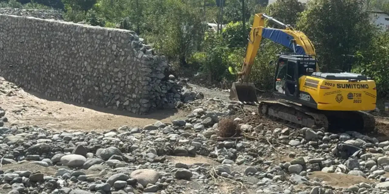 Giresun’da yağış sonrası oluşan hasarlar gideriliyor!