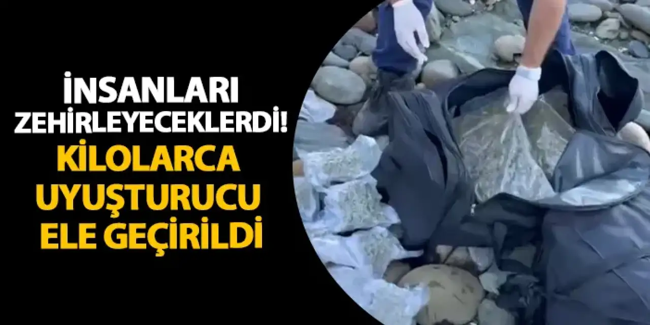 İnsanları zehirleyeceklerdi! Kilolarca uyuşturucu ele geçirildi