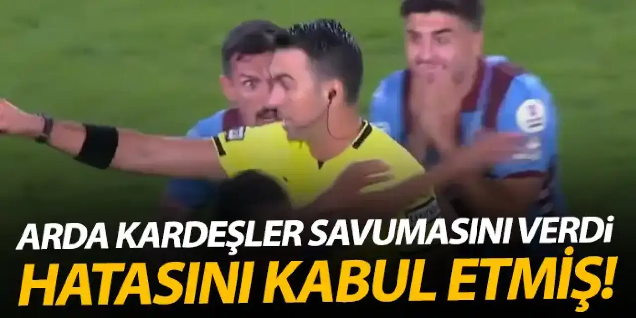 Trabzonspor'un golünü engellemişti! Arda Kardeşler'in savunması ortaya çıktı!