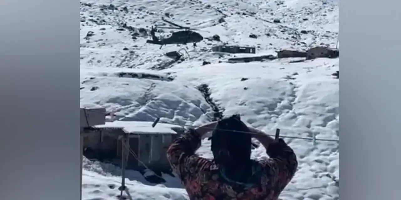 Rize’de yaylalara erzaklar bu şekilde ulaştırılıyor!