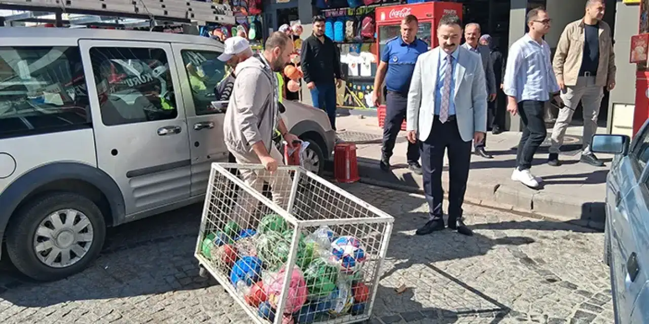Samsun'da kaldırım işgalleri denetlendi!