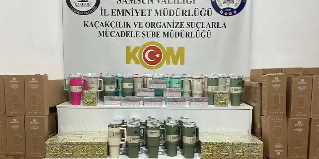 Samsun'da kaçakçılara operasyon düzenlendi!