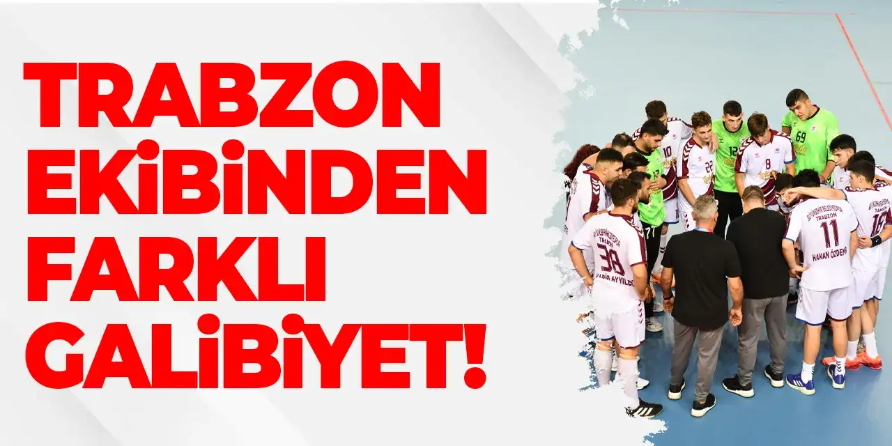 Trabzonlu ekibinden farklı galibiyet!