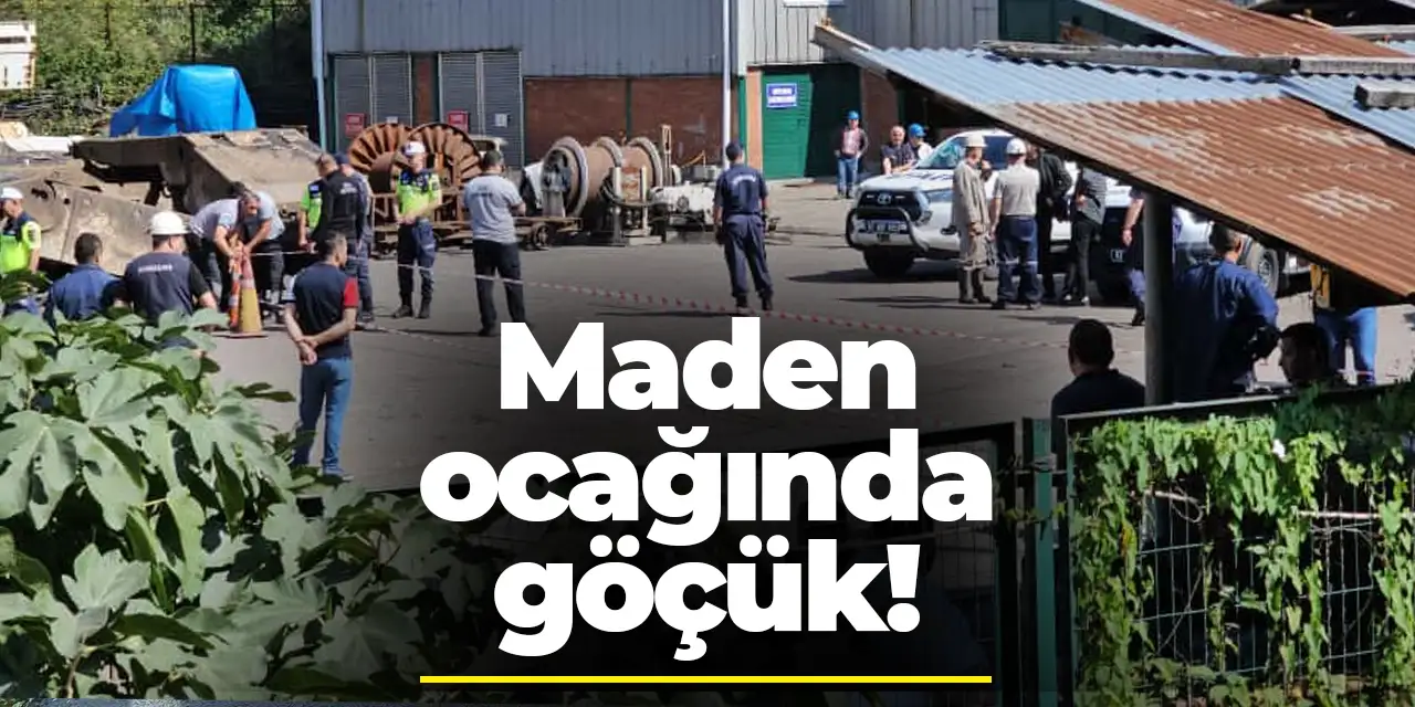 Zonguldak'ta maden ocağında göçük! 2 işçi aranıyor