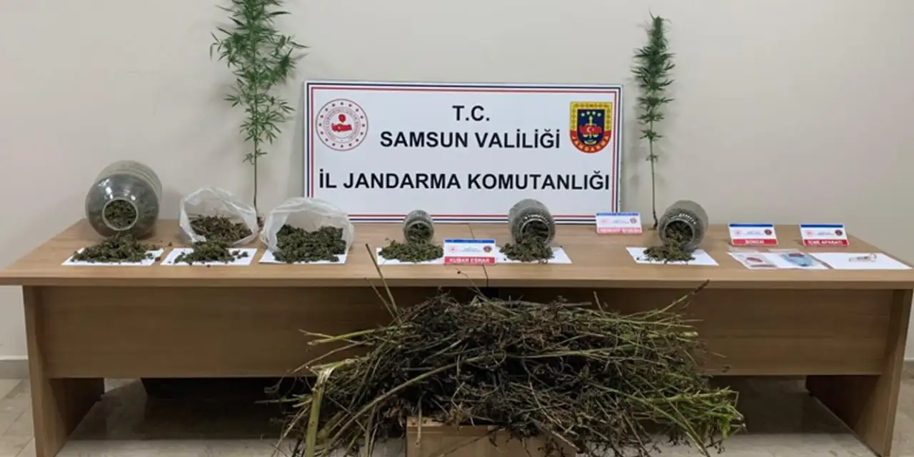 Samsun'da yüklü miktarda uyuşturucu ele geçirildi!