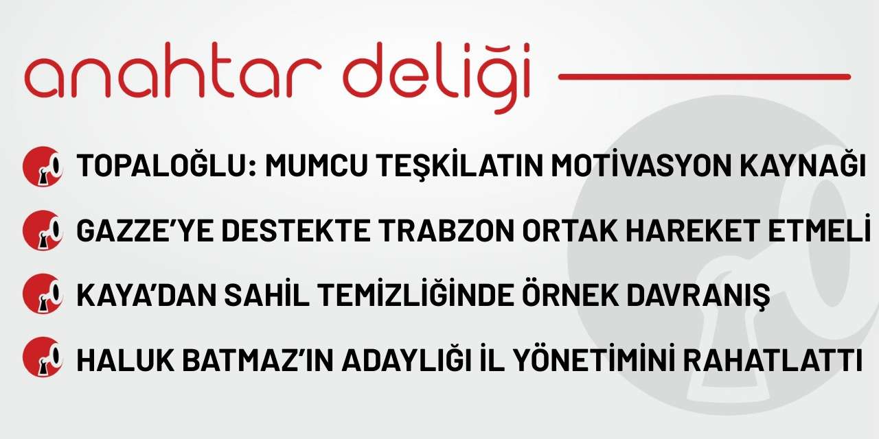 Anahtar Deliği 26.09.2025 - Kaya’dan sahil temizliğinde örnek davranış!