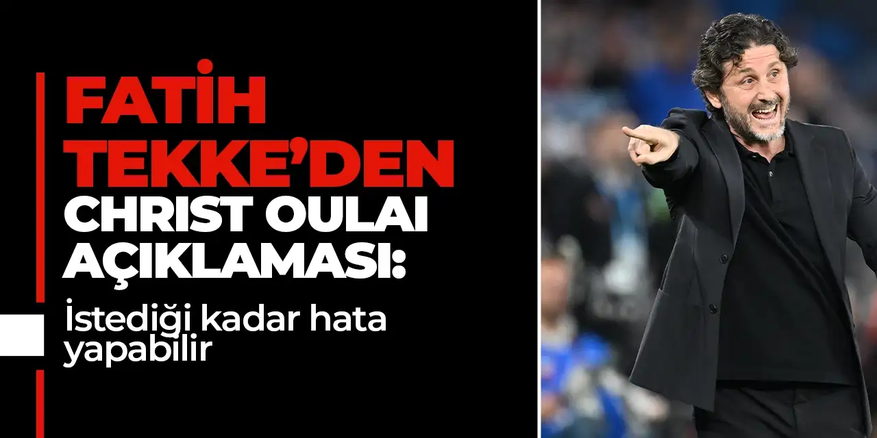 Fatih Tekke: “Kazanmamız gereken zor bir maç olacak”