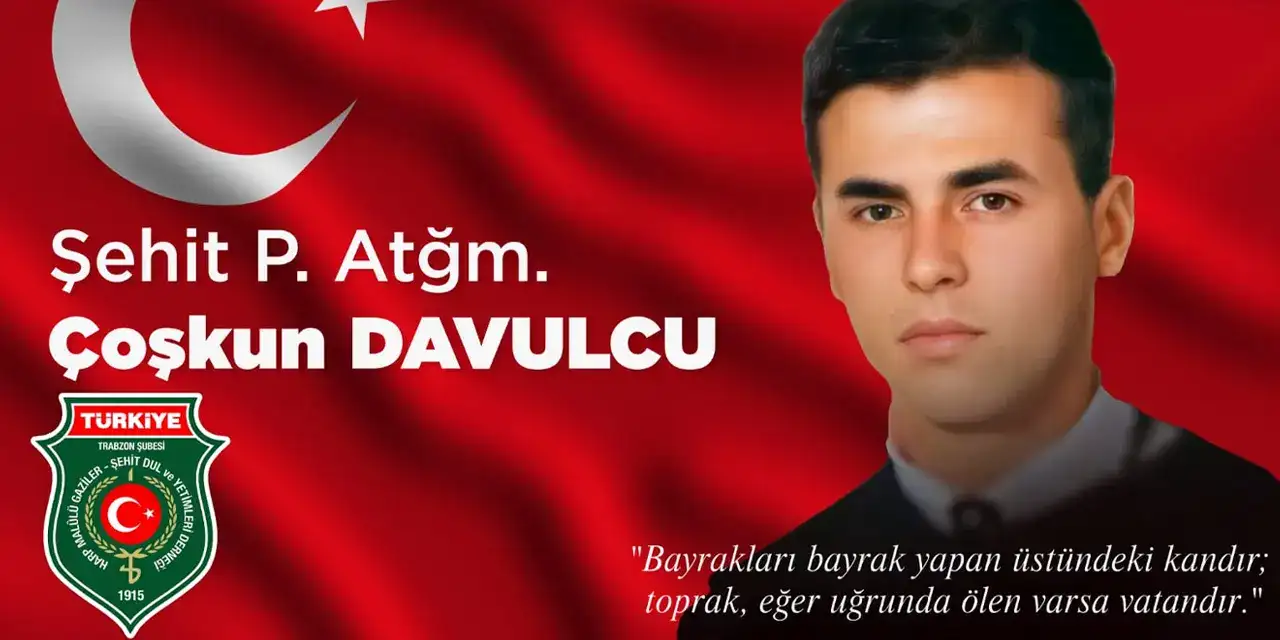 Trabzonlu şehit dualarla anılacak!