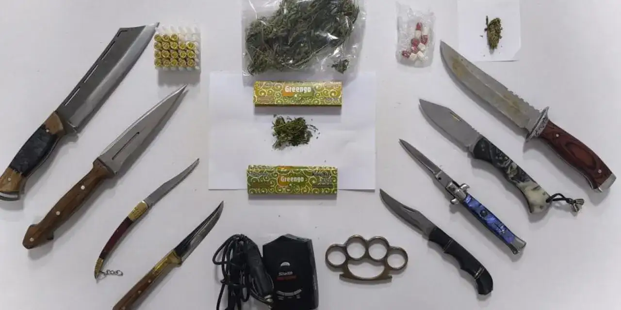 Samsun’da narko alan uygulaması! Birçok madde ele geçirildi