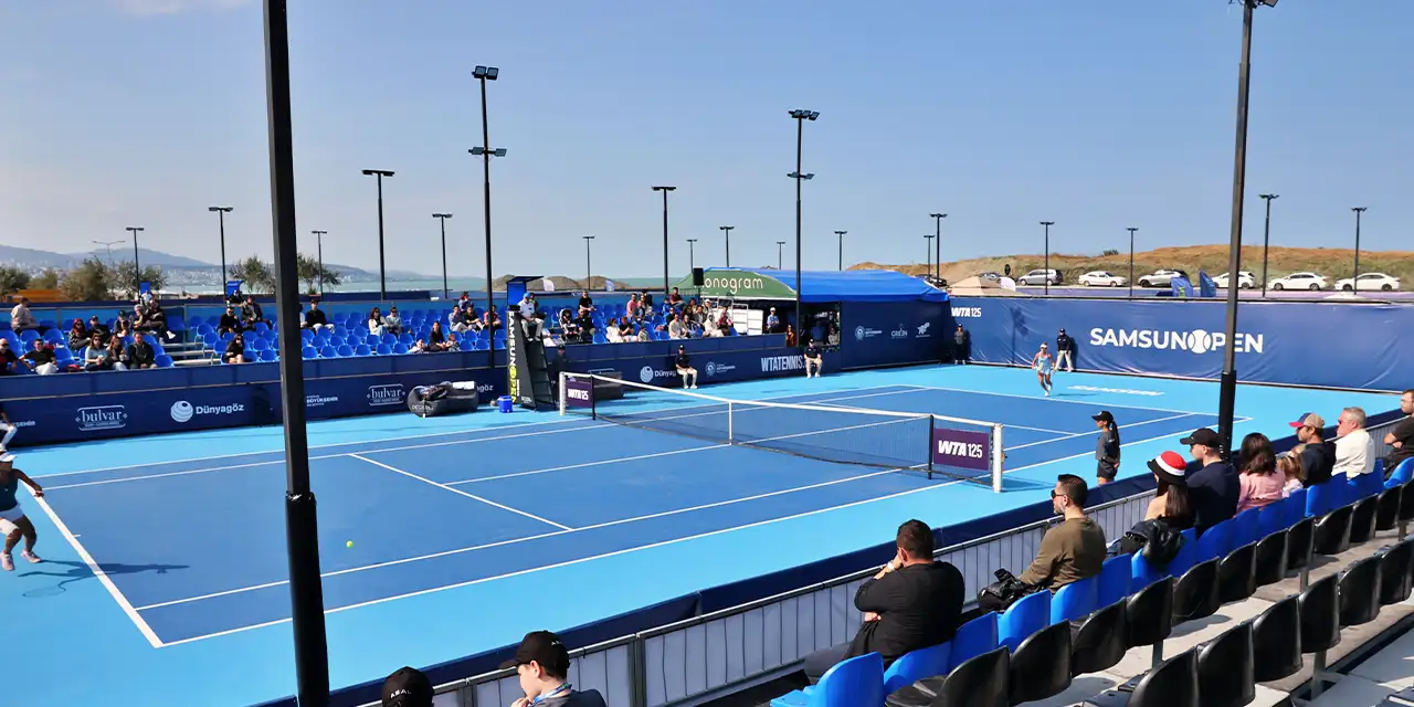 Uluslararası Samsun Açık WTA 125 Tenis Turnuvası başladı!