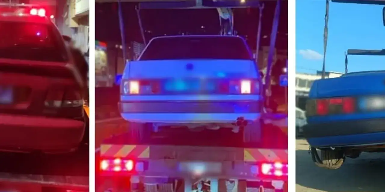 Trabzon’da abarth egzoza geçit verilmedi! 11 araca ceza