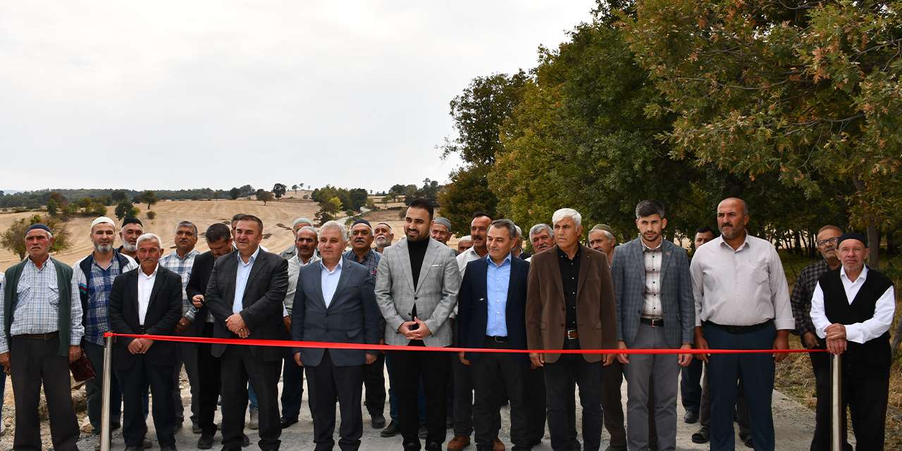 Samsun Vezirköprü Samukalan Mahallesi yolu törenle hizmete açıldı!