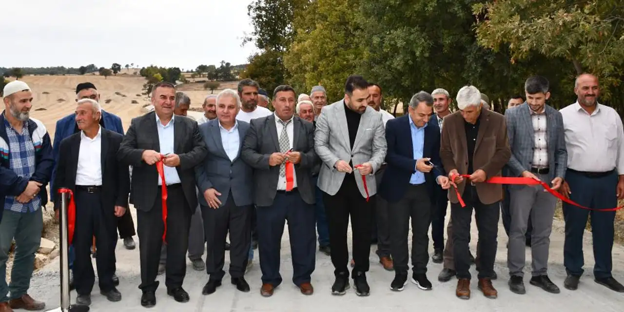 Samsun Vezirköprü’de yeni yol hizmete açıldı!