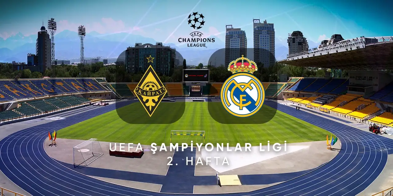Kairat Almaty tarihinde ilk kez Real Madrid’i ağırlayacak