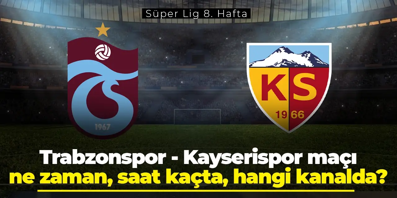 Trabzonspor, Papara Park’ta Kayserispor’u ağırlıyor