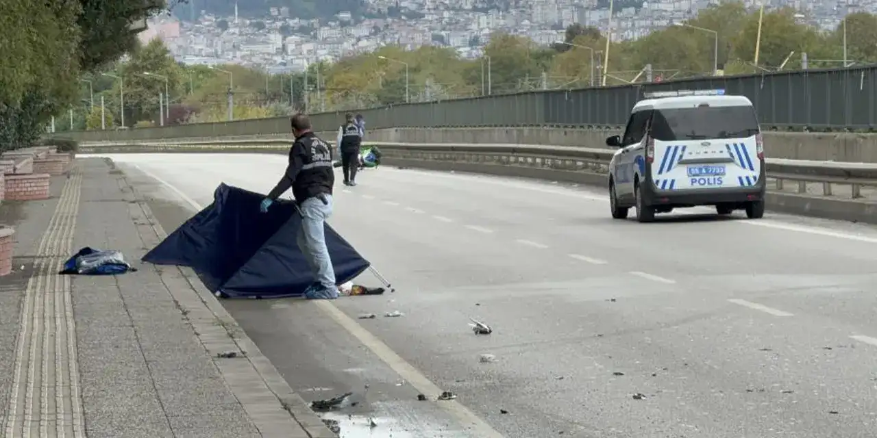 Samsun'da feci kaza! Yaya geçidinden geçmek isteyen kadına motosiklet çarptı
