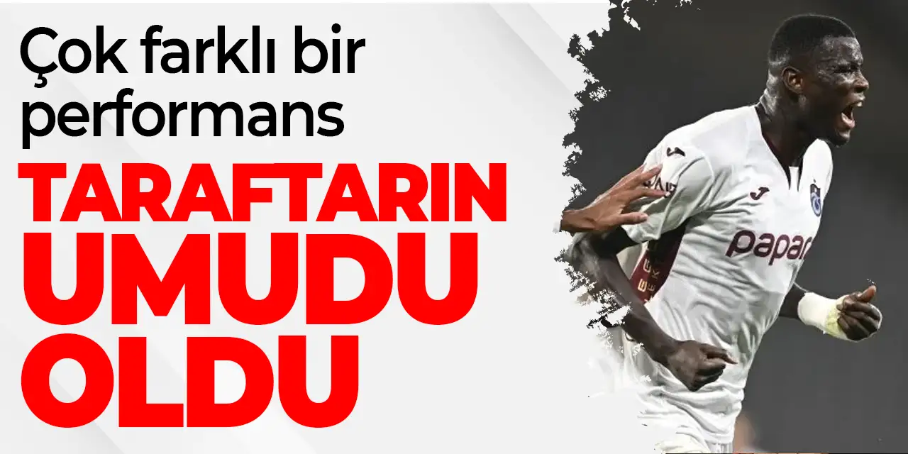 Trabzonspor'da Onuachu fırtınası esiyor! Taraftarın umudu oldu