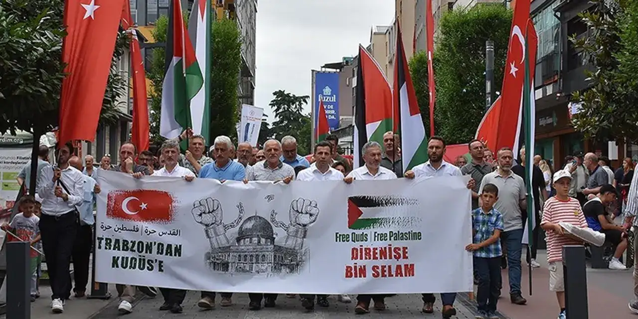 Trabzon’da Gazze için yürüyecekler!