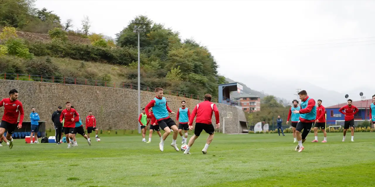 KCT 1461 Trabzon FK, Ankara Demirspor maçı hazırlıklarını tüm hızıyla sürdürüyor