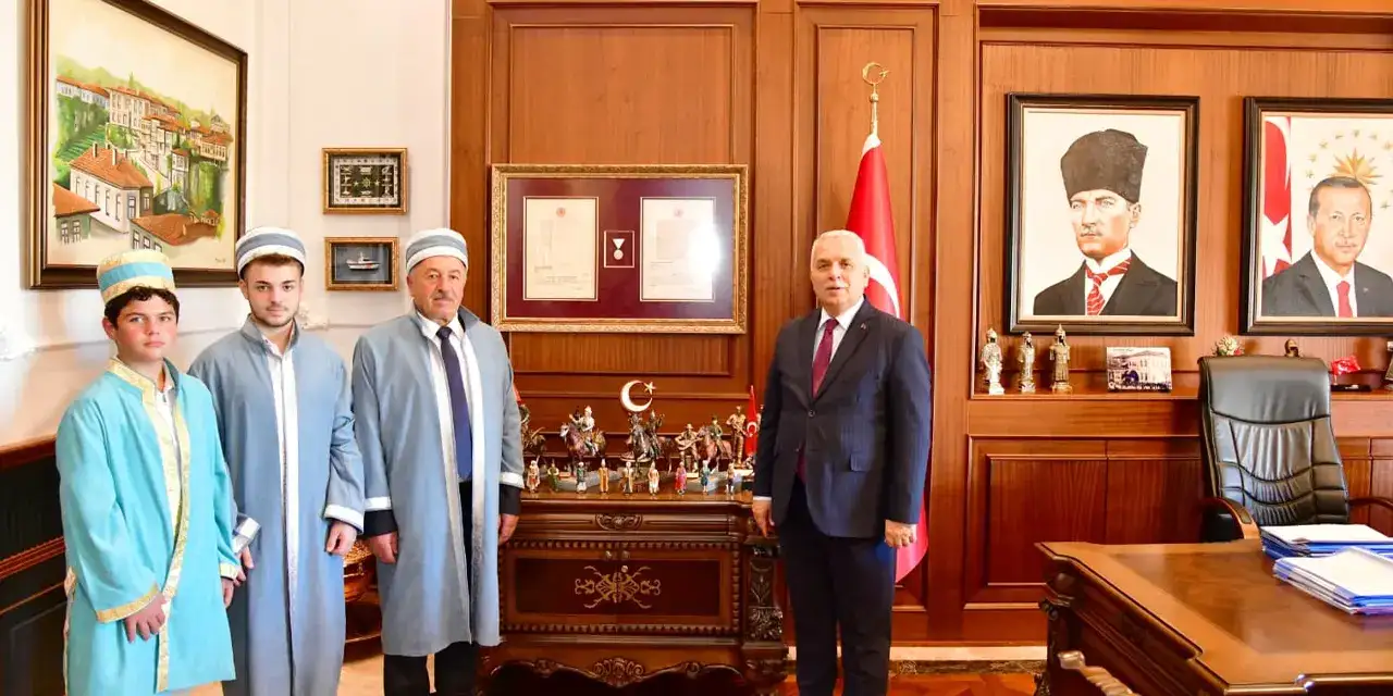 TESOB heyeti, Yılın Ahisi, Kalfası ve Çırağı, Vali Yıldırım ile Başkan Kaya'yı ziyaret etti!