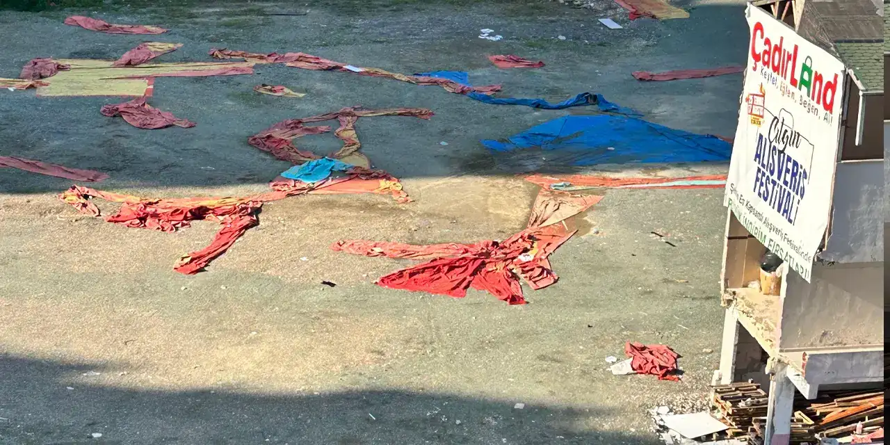 Trabzon’da festival adı altında rezalet! Çöplerini bırakıp gittiler