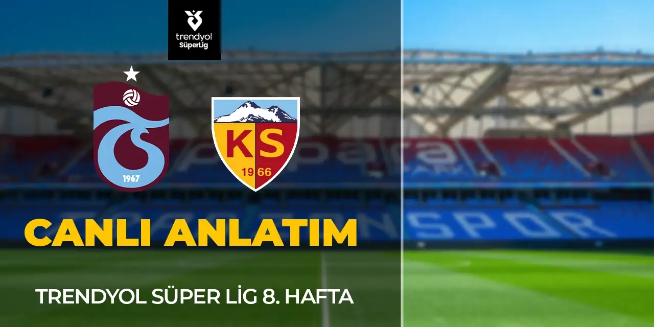 Trabzonspor - Kayserispor maçı saat kaçta, hangi kanalda? Skor kaç kaç?